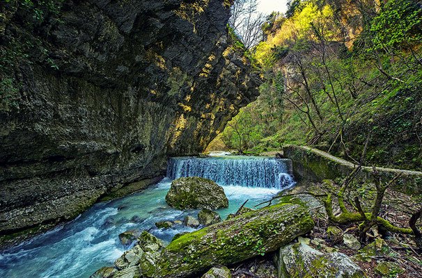 La Valle dell'Orfento a Caramanico Terme, in Abruzzo